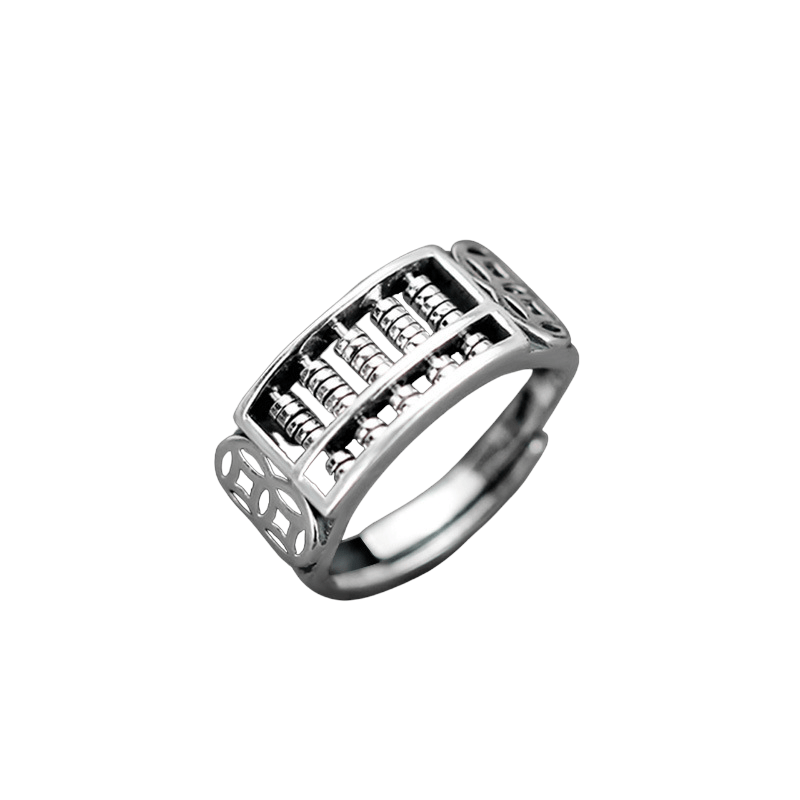 ABACUS RING - SILVER - Boujisphere