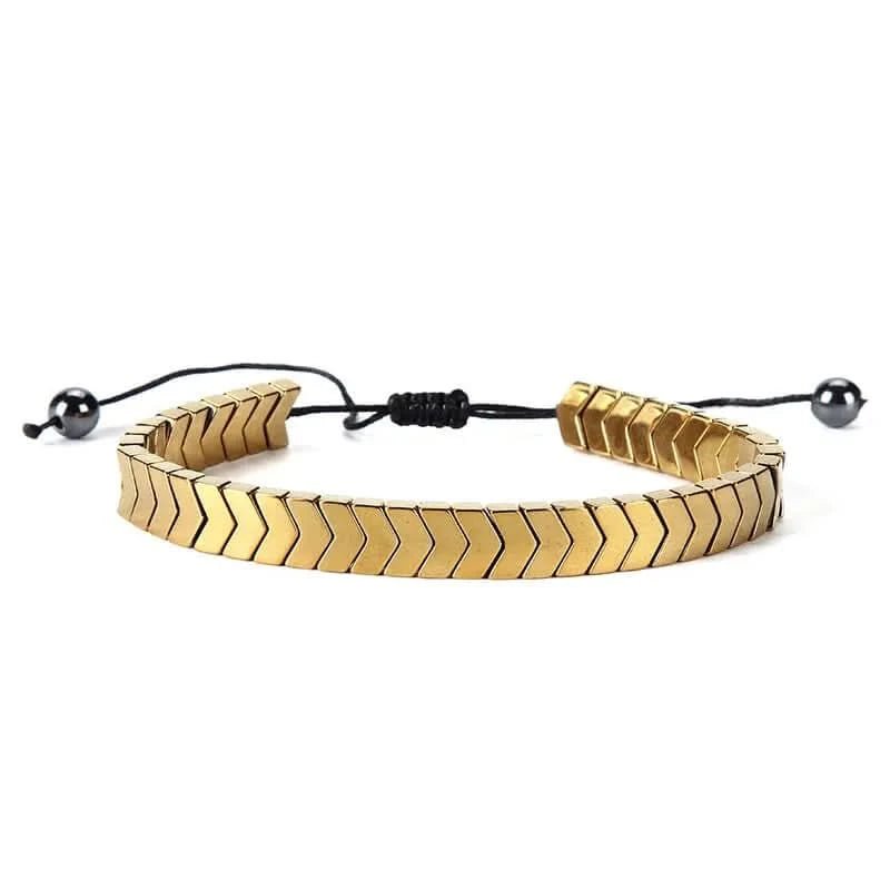 BRAIDED BRACELET - GOLD - Boujisphere