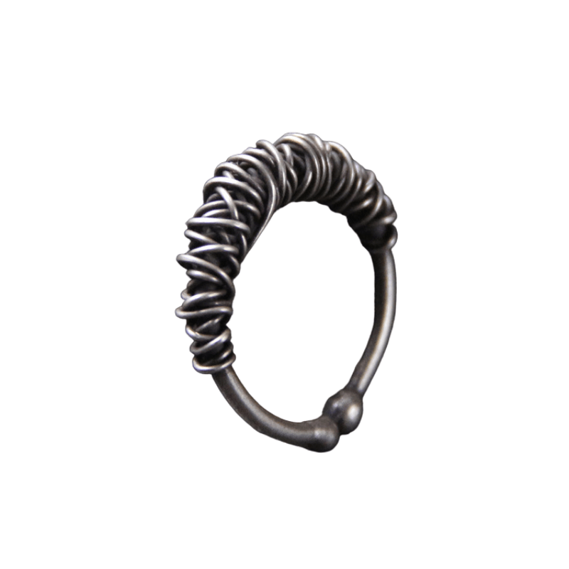 BRAIDED RING – SILVER - Boujisphere