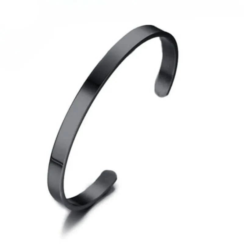 CUFF BRACELET - BLACK - Boujisphere