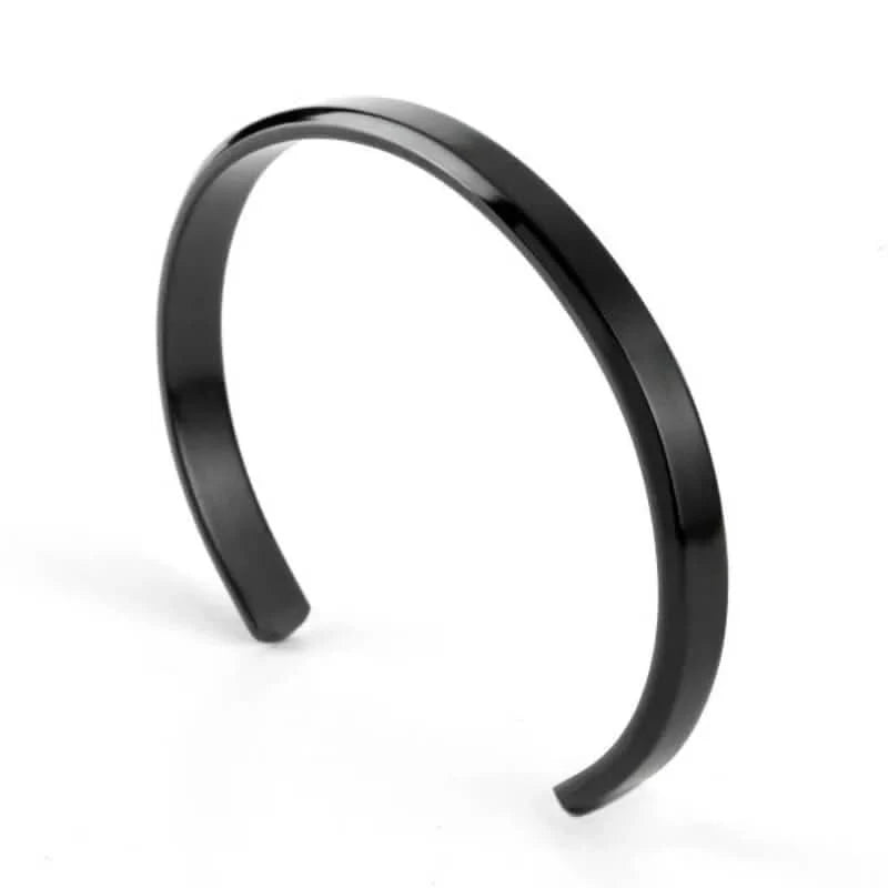 CUFF BRACELET - BLACK - Boujisphere