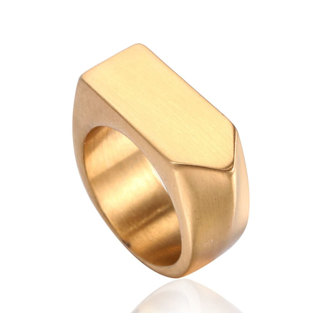 FLAT - TOP RING - GOLD - Boujisphere