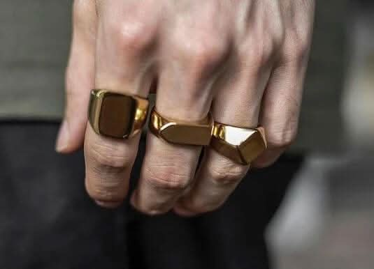 FLAT - TOP RING - GOLD - Boujisphere