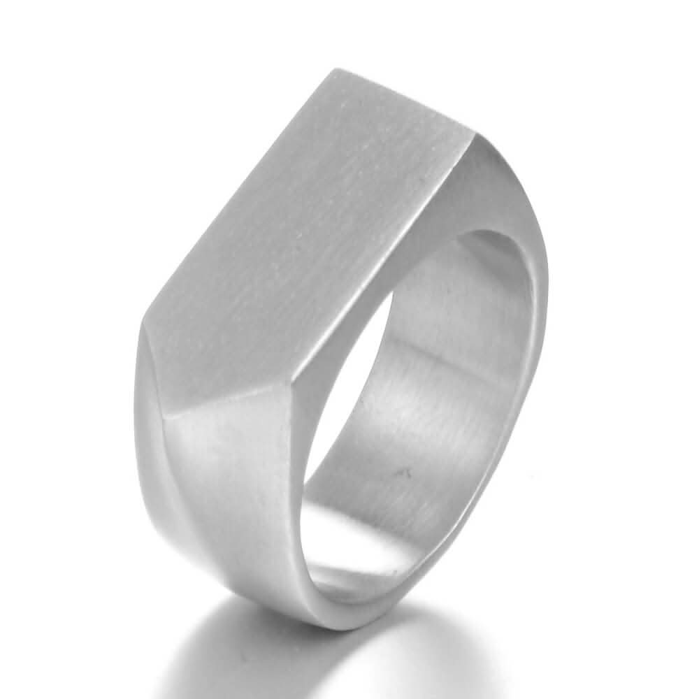 FLAT - TOP RING - SILVER - Boujisphere