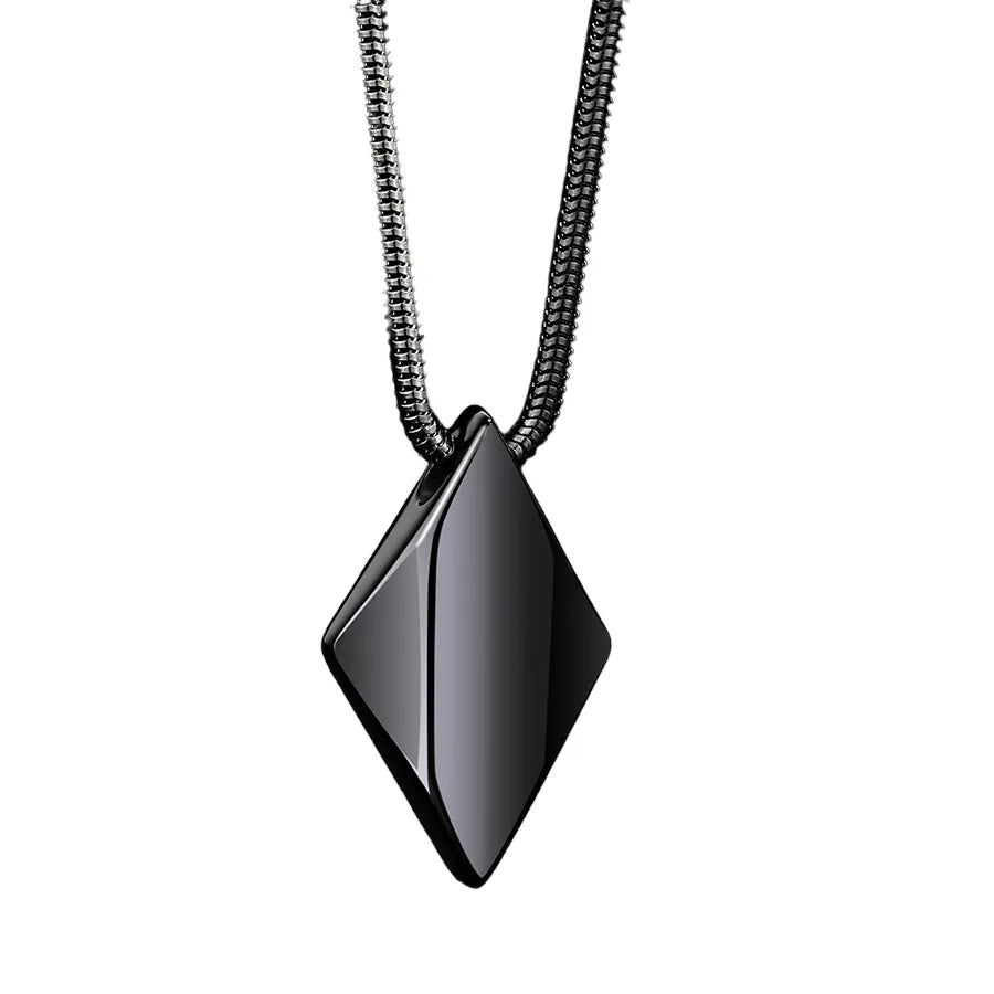 HEPHAESTUS GEM NECKLACE - BLACK - Boujisphere