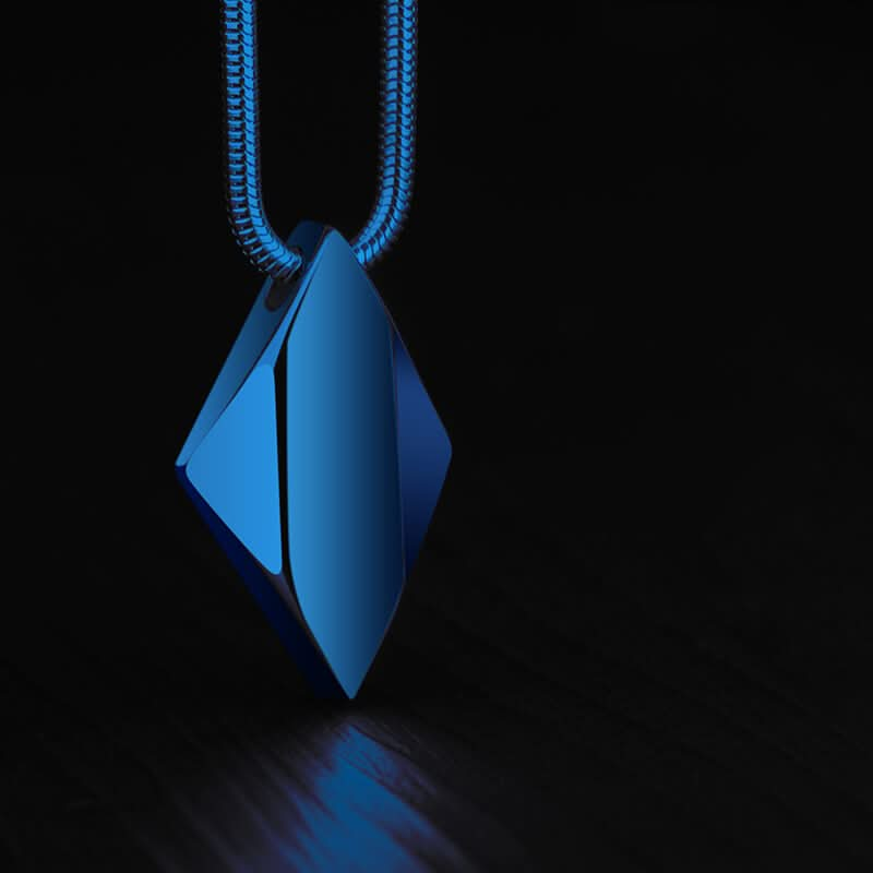 HEPHAESTUS GEM NECKLACE - BLUE - Boujisphere