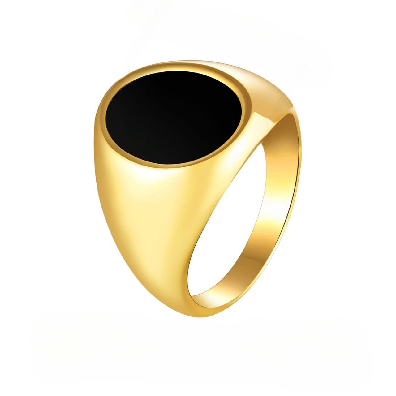 OVAL AGATE RING - GOLD - Boujisphere