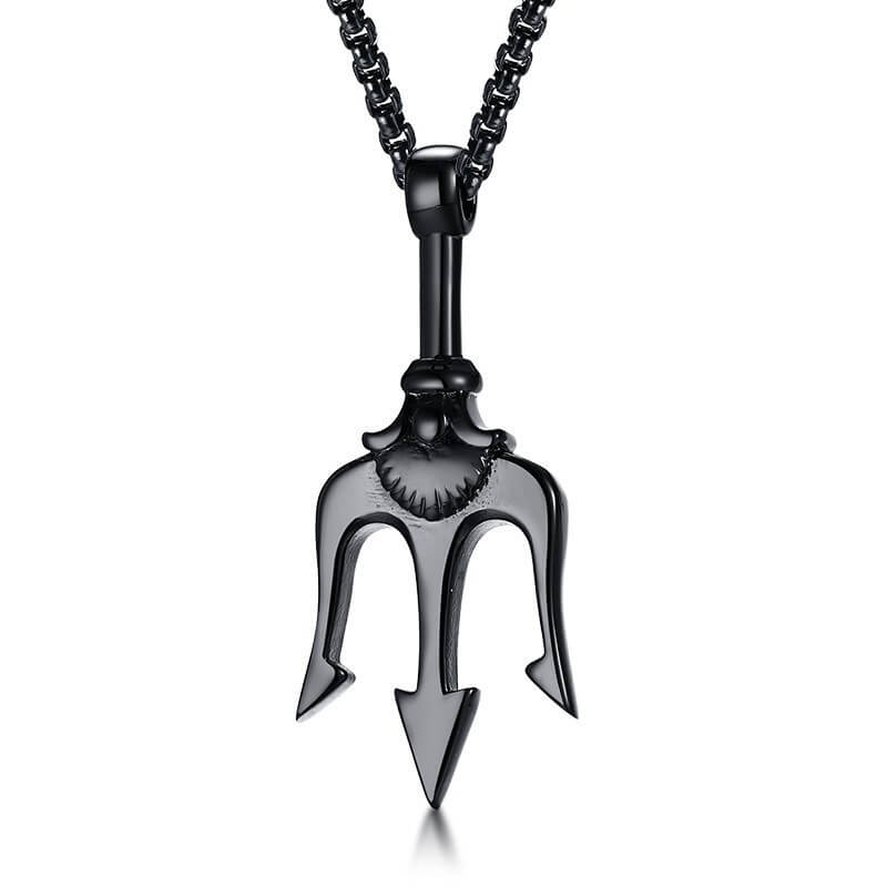 POSEIDON NECKLACE - BLACK - Boujisphere