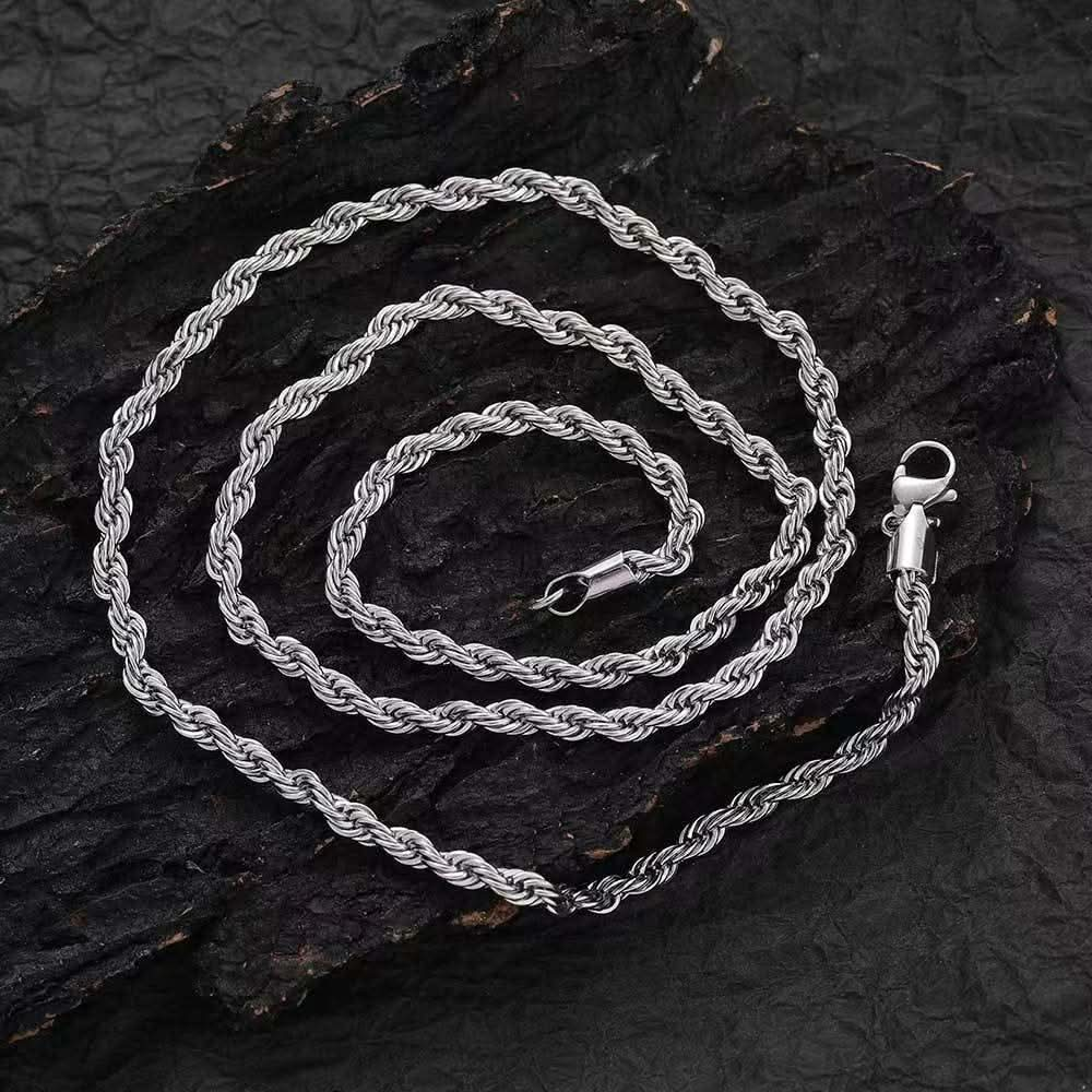 ROPE CHAIN - SILVER - Boujisphere