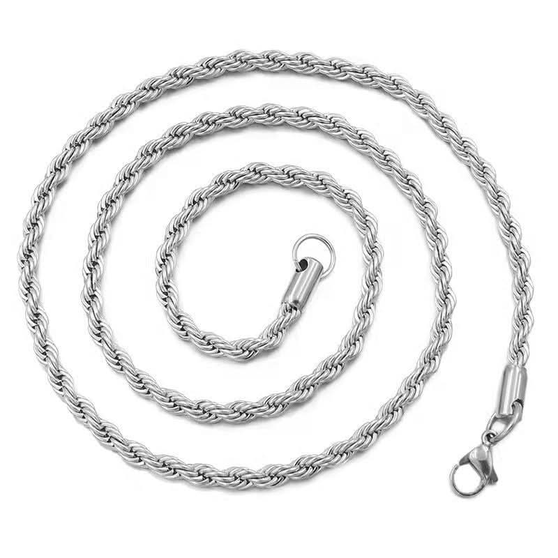 ROPE CHAIN - SILVER - Boujisphere