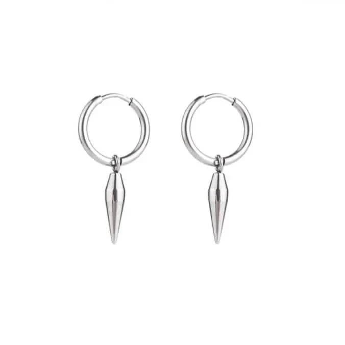 SPIKE EARRING - SILVER - Boujisphere