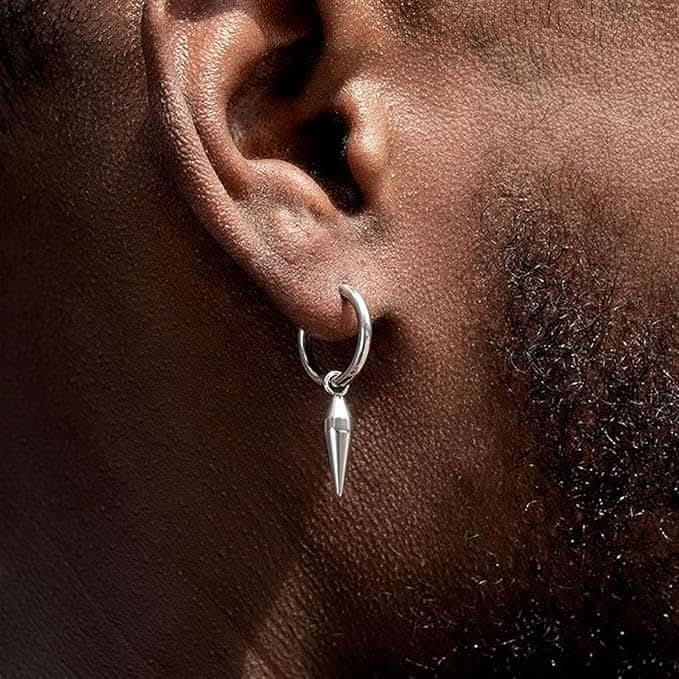 SPIKE EARRING - SILVER - Boujisphere