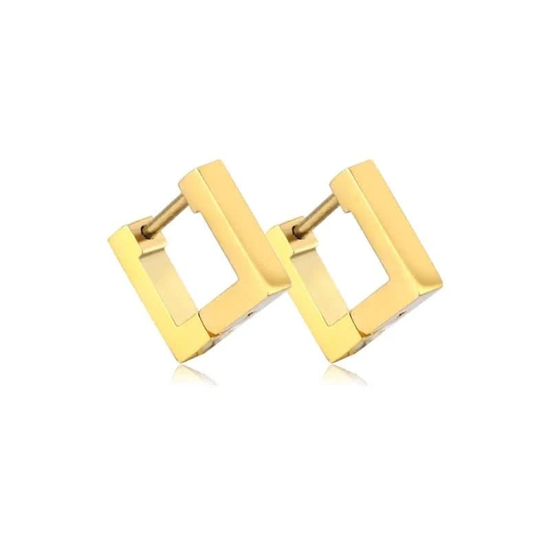 SQUARE EARRING - GOLD - Boujisphere