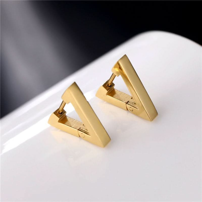 TRIANGLE EARRING - GOLD - Boujisphere