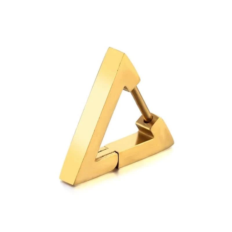 TRIANGLE EARRING - GOLD - Boujisphere