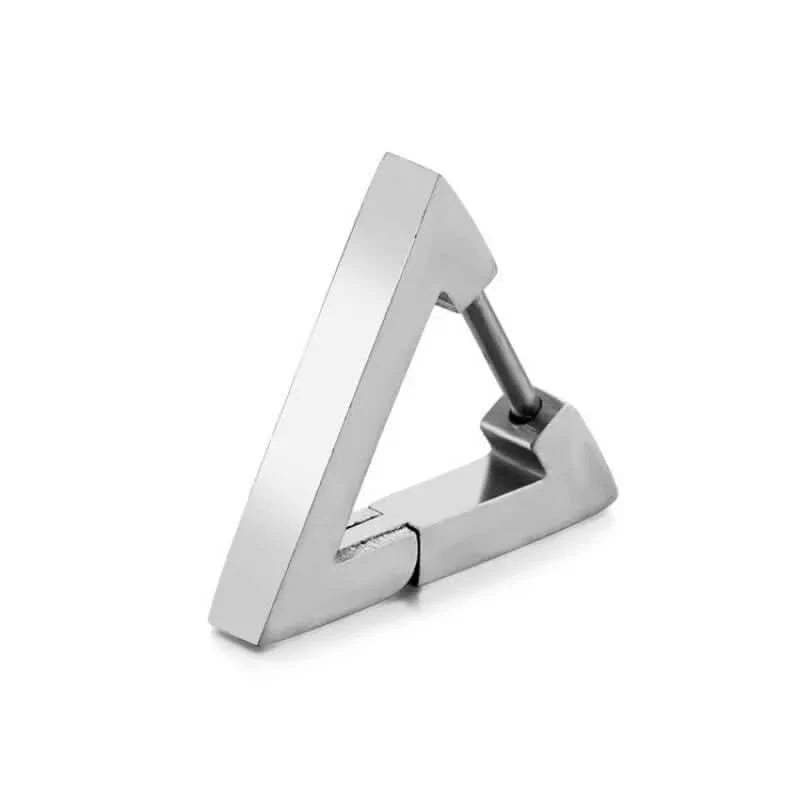 TRIANGLE EARRING - SILVER - Boujisphere