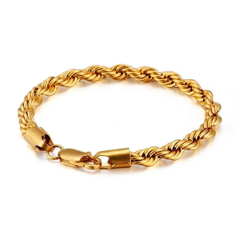 TWIST CHAIN BRACELET - GOLD - Boujisphere