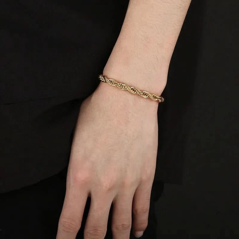 TWIST CHAIN BRACELET - GOLD - Boujisphere