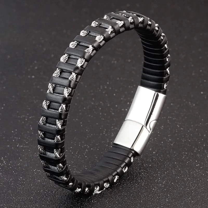 WOVEN BRACELET - BLACK - Boujisphere