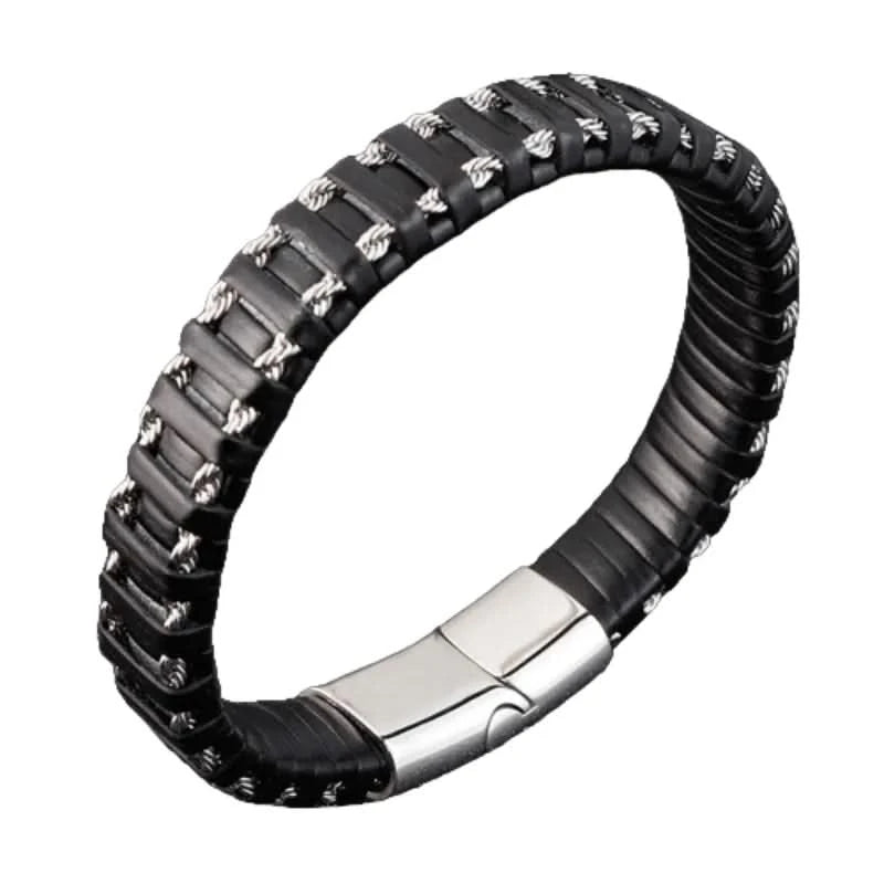 WOVEN BRACELET - BLACK - Boujisphere